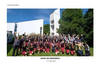 Chor im Gespräch FOLGE 13