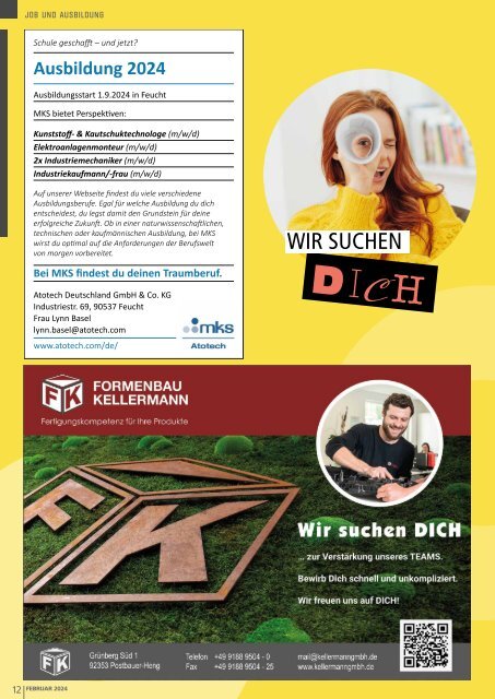 Reichswaldblatt Feucht/Schwarzenbruck/Winkelhaid/Burgthann - Februar 2024