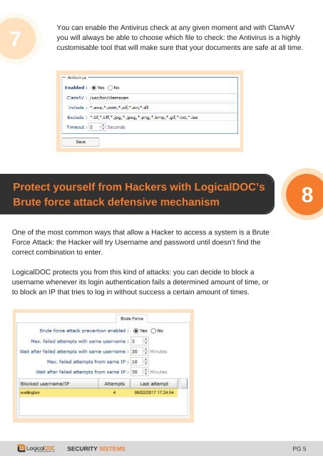 LogicalDOC Security 