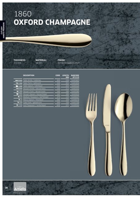 Amefa For Proffesionals_Foodservice_Catalogue_2023