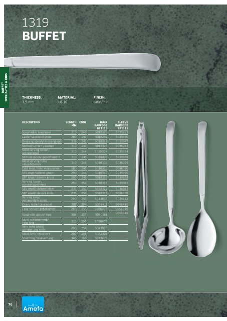 Amefa For Proffesionals_Foodservice_Catalogue_2023