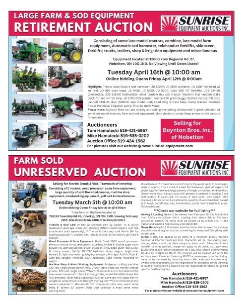 Woodbridge Advertiser/AuctionsOntario.ca - 2024-02-13