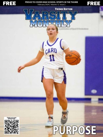 February 2024 Issue of Varsity Monthly Thumb Magazine