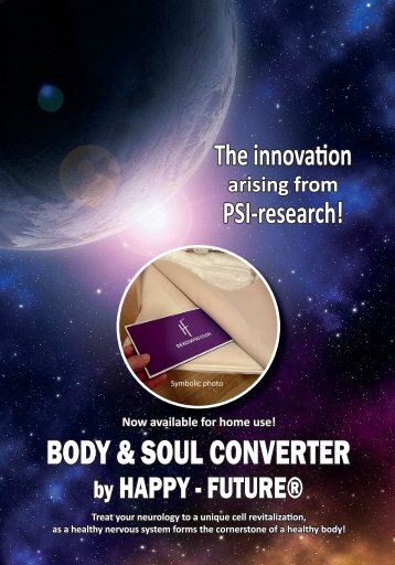 Body and Soul Converter® by HAPPY - FUTURE! Now available for home use!