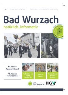 14.02.2024 Bürger- und Gästeinformation Bad Wurzach