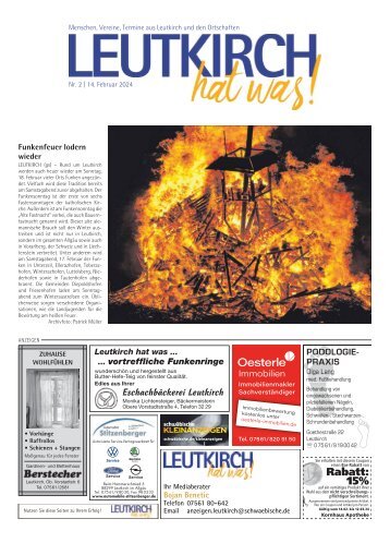 14.02.2024 Leutkirch hat was