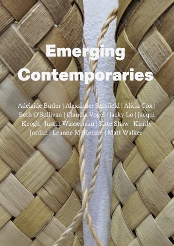 2024 Emerging Contemporaries Exhibition Catalogue