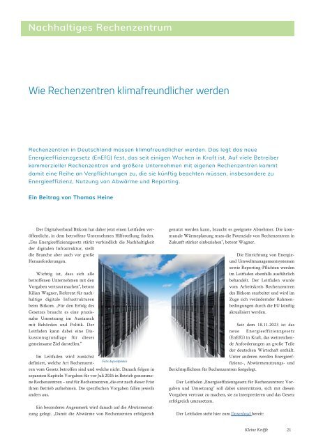 Special Interest Magazin Nachhaltiger IT-Einkauf