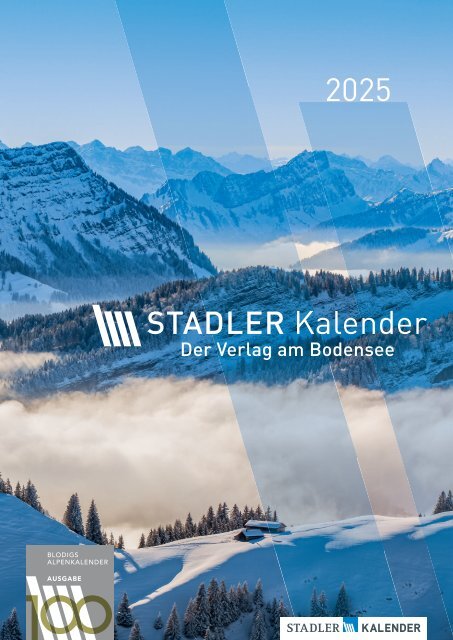 Stadlver Kalenderverlag Vorschau 2025