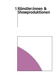 Unterhaltungs-Künstlerinnen, -Künstler & Showproduktionen - Eventbranchenbuch 2024