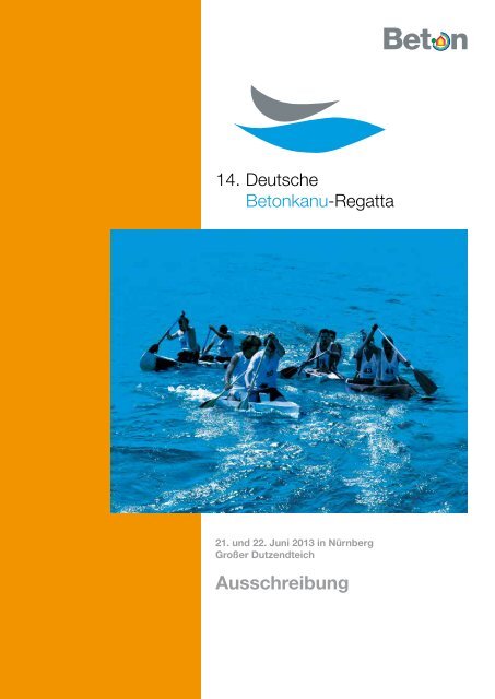 Beurteilungskriterien für die Preise „Konstruktion“ - Betonkanu-Regatta