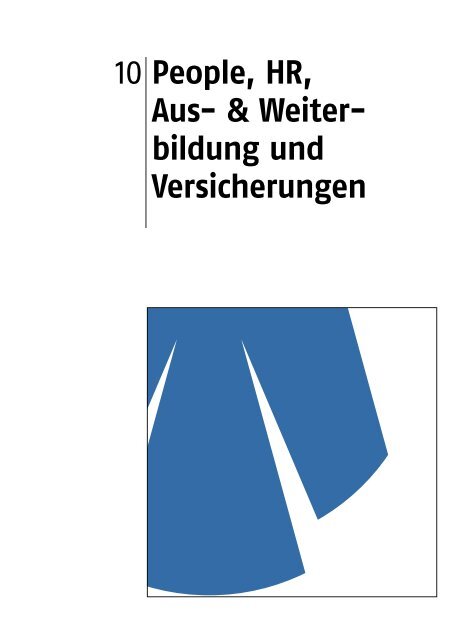 People, HR, Aus- & Weiterbildungen und Versicherungen - Eventbranchenbuch 2024