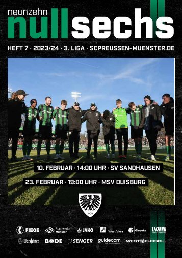 nullsechs Stadionmagazin - Heft 7 2023/24
