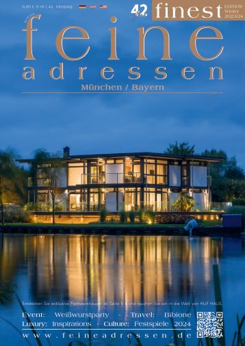 »feine adressen – finest« – München Edition IV/2023