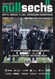 nullsechs Stadionmagazin - Heft 6 2023/24