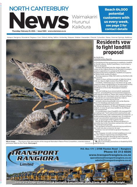 North Canterbury News: February 15, 2024