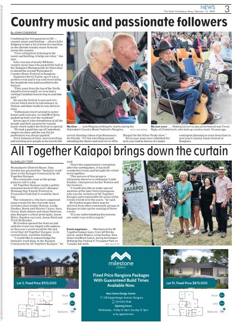 North Canterbury News: February 15, 2024