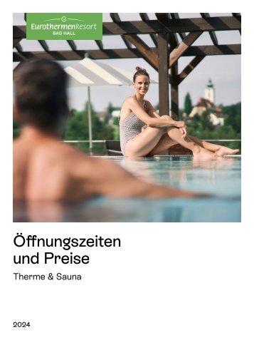 EurothermenResort Bad Hall Preisliste 