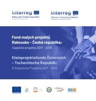 Kleinprojektefonds Österreich-Tschechien: Erfolgreiche Projekte 2017-2019