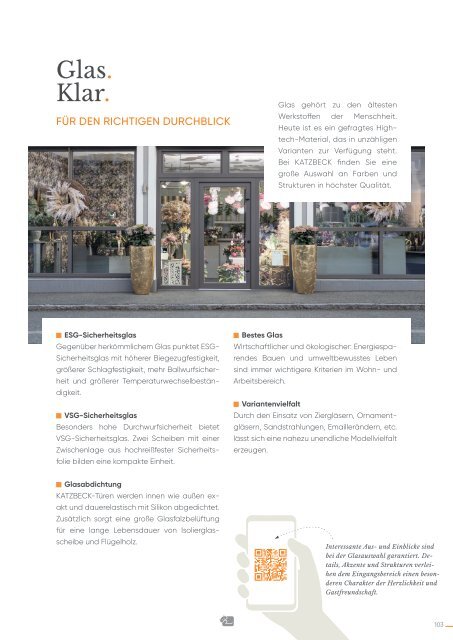 KATZBECK PRODUKTMAGAZIN