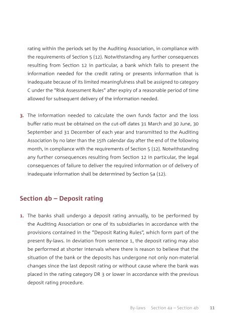 By-laws of the Deposit Protection Fund