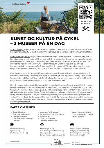 3 museer og 1 cykel Grøn Mobilitet 2023