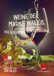 Wine der Marke Wallis. Der Geschmack von excellenz