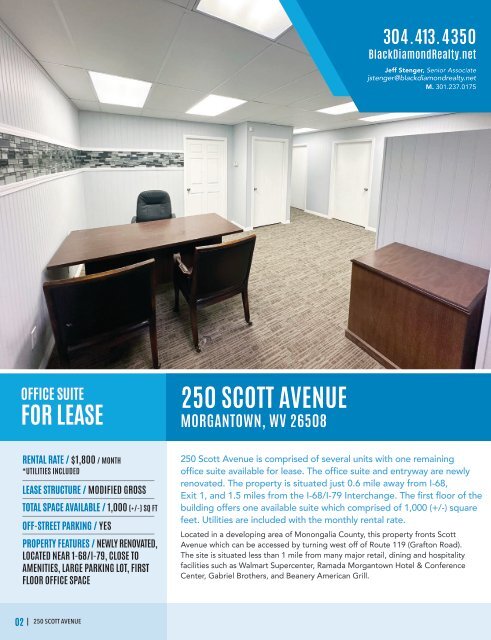 250 Scott Avenue Marketing Flyer