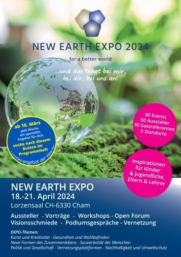 Programmheft New Earth Expo 2024