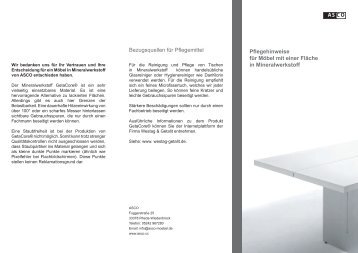 flache möbel muebles pflegehinweise für möbel mit einer fläche in asco free magazines from ascomoebelde flache möbel muebles pflegehinweise für möbel mit einer fläche in asco free magazines from ascomoebelde