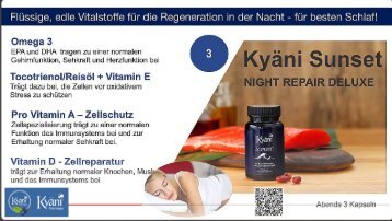 Schlafen SIe tief und gesund??  Regenerieren Sie Nachts ausreichend? Hier ein Naturhelfer dafür!  Exclusiv bei Kyäni Thüringen!