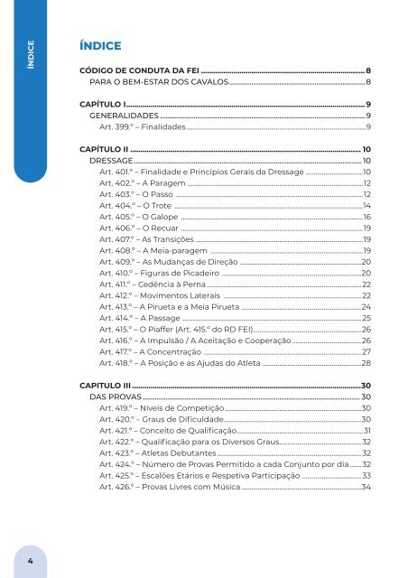 FEP Regulamento Nacional de Dressage 2024