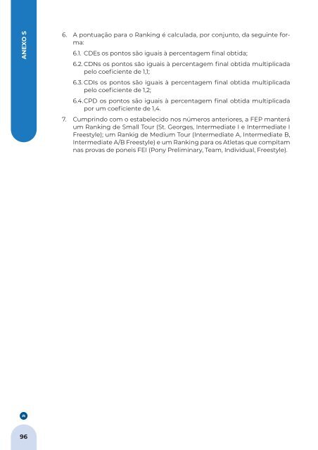 FEP Regulamento Nacional de Dressage 2024