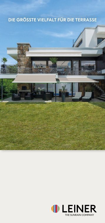 Größte Vielfalt für die Terrasse
