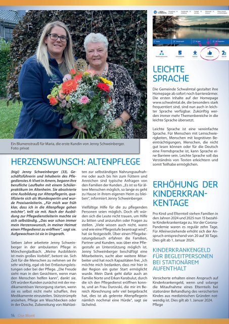 OSE MONT - Schwalmtals Gemeindejournal - Februar 2024
