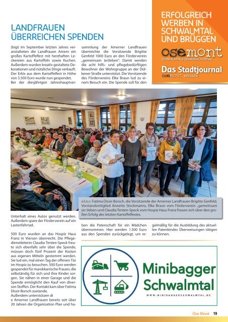 OSE MONT - Schwalmtals Gemeindejournal - Februar 2024