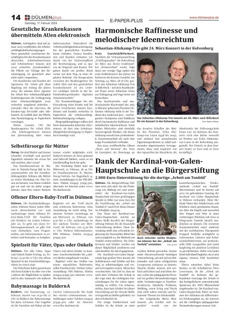 DÜLMENplus vom 17. Februar 2024