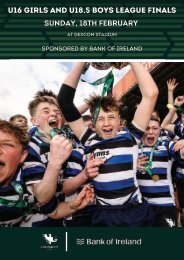 Club and Community Finals Programme Feb 18th