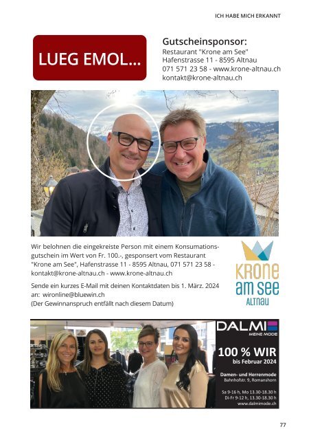 WIR ONLINE MAGAZIN vom 19. Februar 2024 (Reminderausgabe)