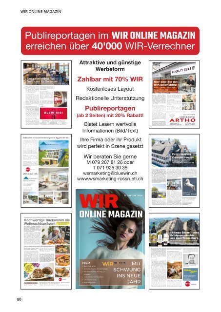 WIR ONLINE MAGAZIN vom 19. Februar 2024 (Reminderausgabe)