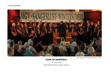  Chor im Gespräch FOLGE 26 