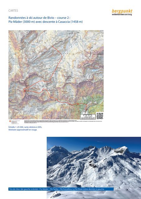 Proposition de Course 02.2024 - Randonnées à ski autour de Bivio