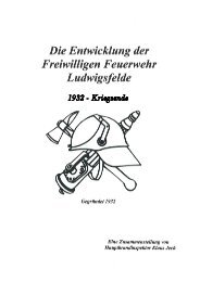 Chronik  FF Ludwigsfelde 1932-Kriegsende