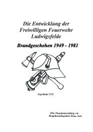 Chronik FF Ludwigsfelde Brandgeschehen 1949-1981