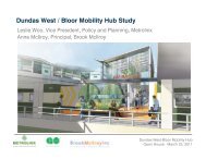 Dundas West / Bloor Mobility Hub Study - Metrolinx