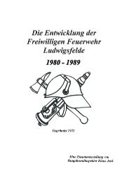 Chronik  FF Ludwigsfelde 1980-1989