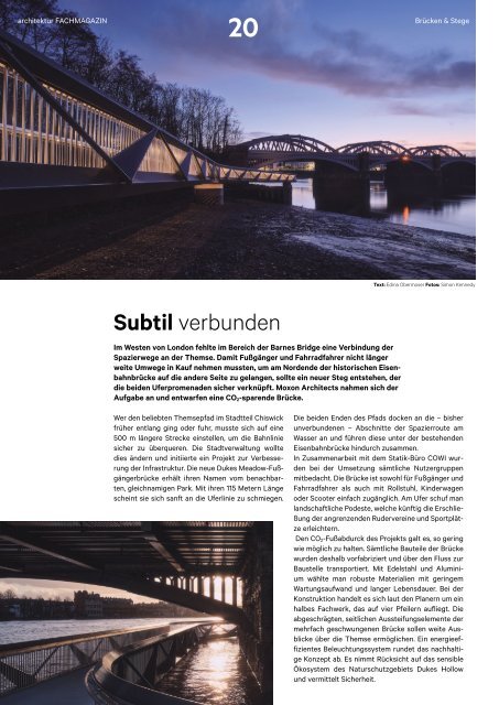 architektur FACHMAGAZIN Ausgabe 8 2023