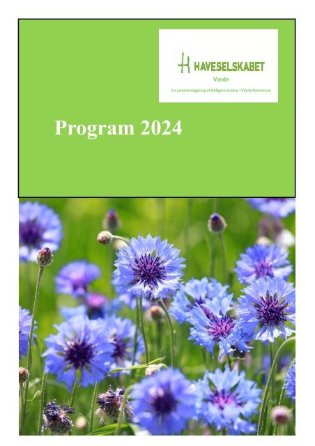 Haveselskabet Varde haveprogram 2024