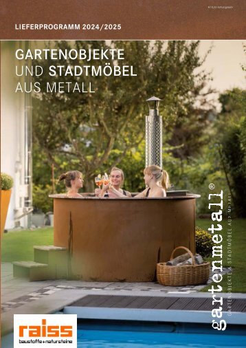 Gartenmetall Gartenobjekte und Stadtmöbel - Raiss