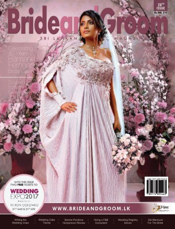 28th issue of BrideandGroom wedding magazine